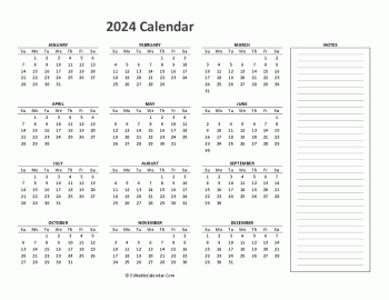 calendar 2024 printable free