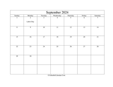 september 2024 printable calendar holidays